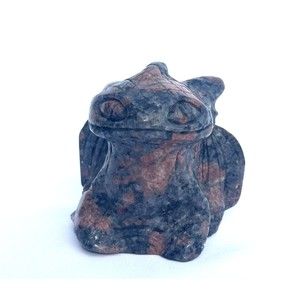 Red Jasper Baby Toothless Fire Flying Dragon, Pokémon Dragon Figurine Reiki